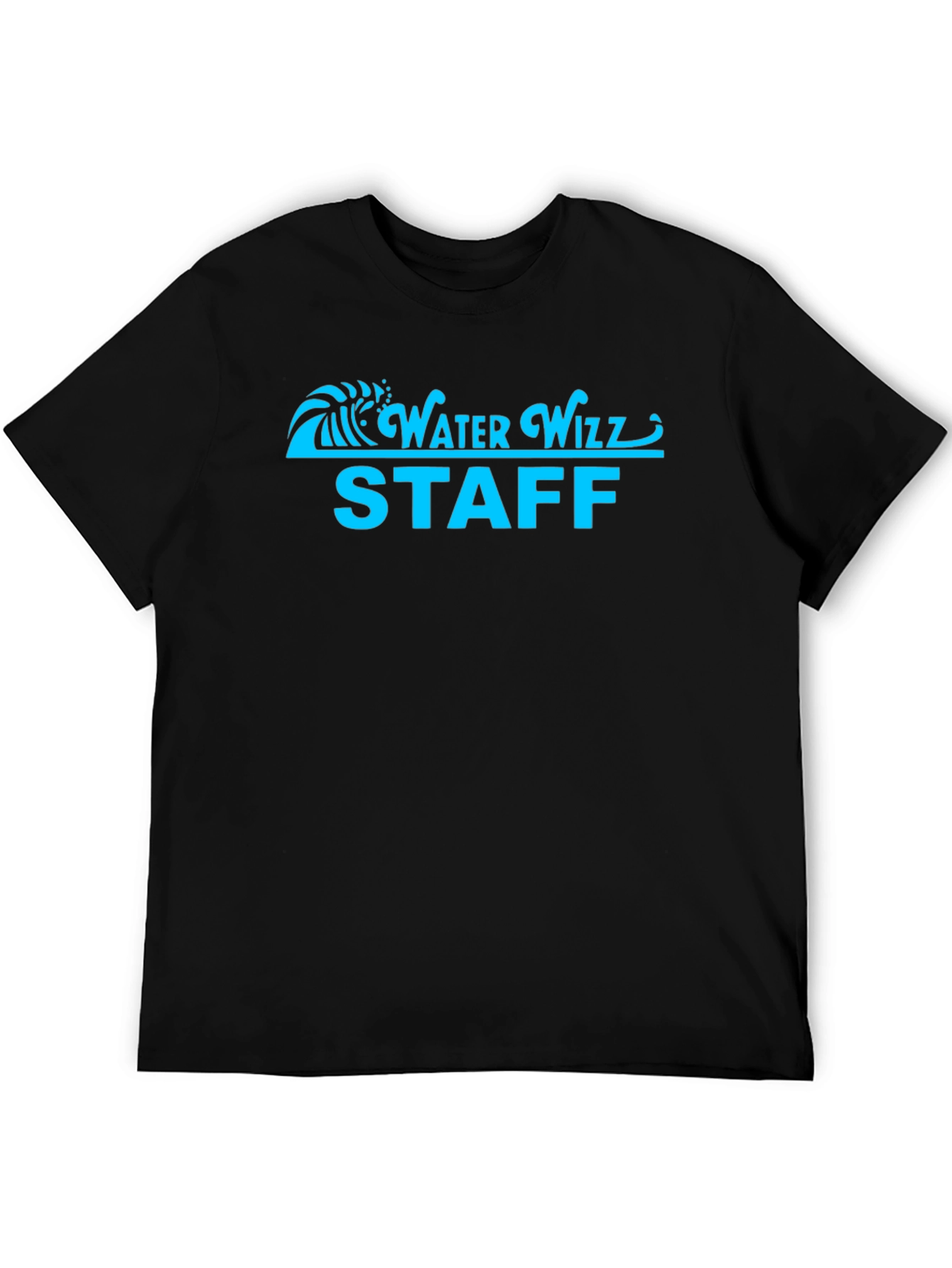 Water Wizz Staff Black T-Shirt