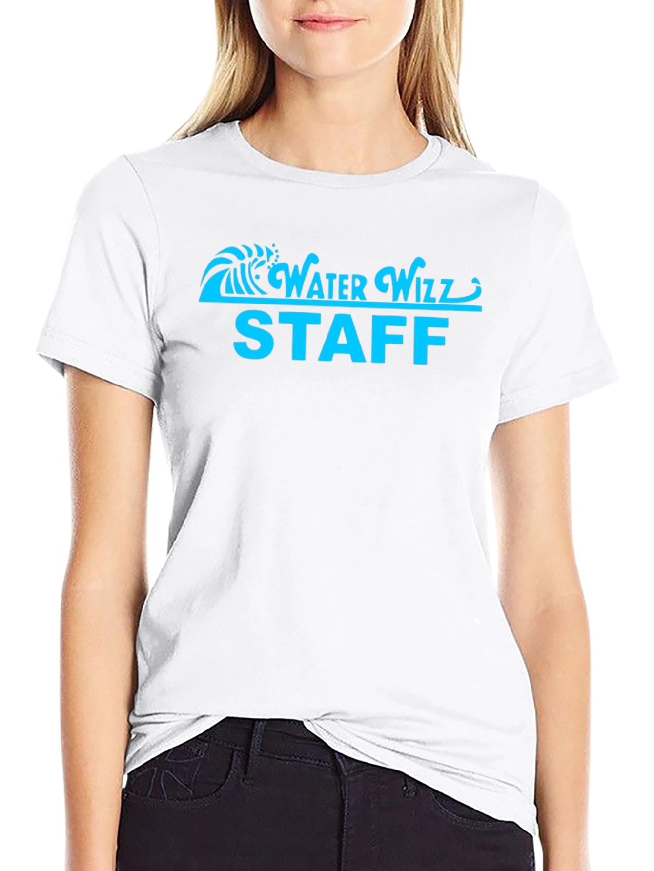 Water Wizz Staff Black T-Shirt