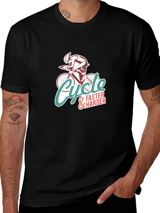 Cycle Faster & Harder Graphic T-Shirt