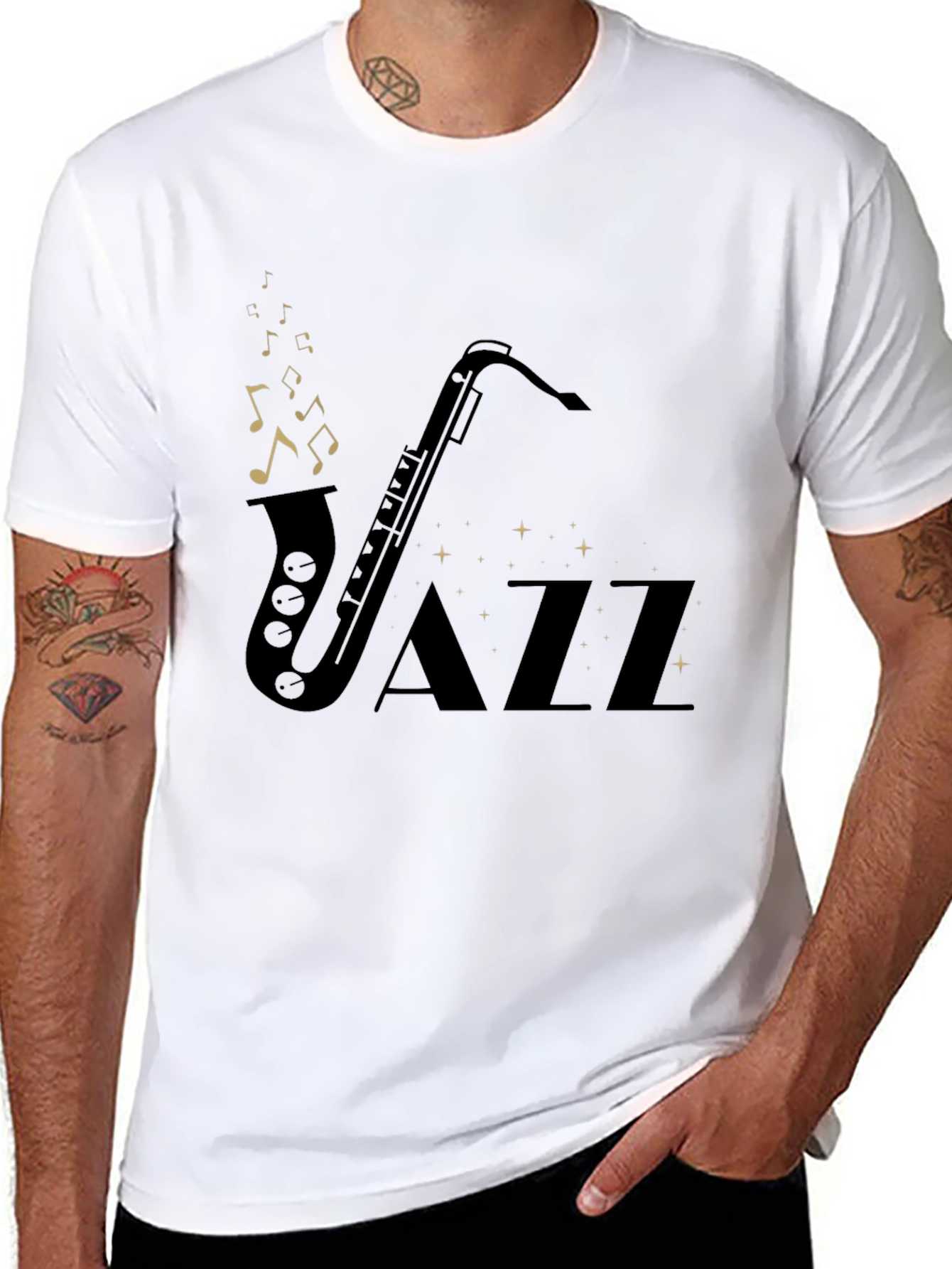 Jazz Saxophone T-Shirt - Musical Style
