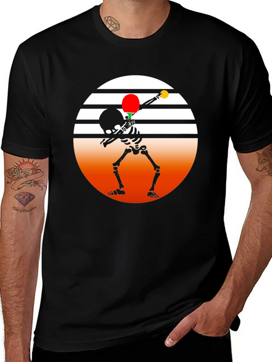 Skeleton Dab Ping Pong T-Shirt