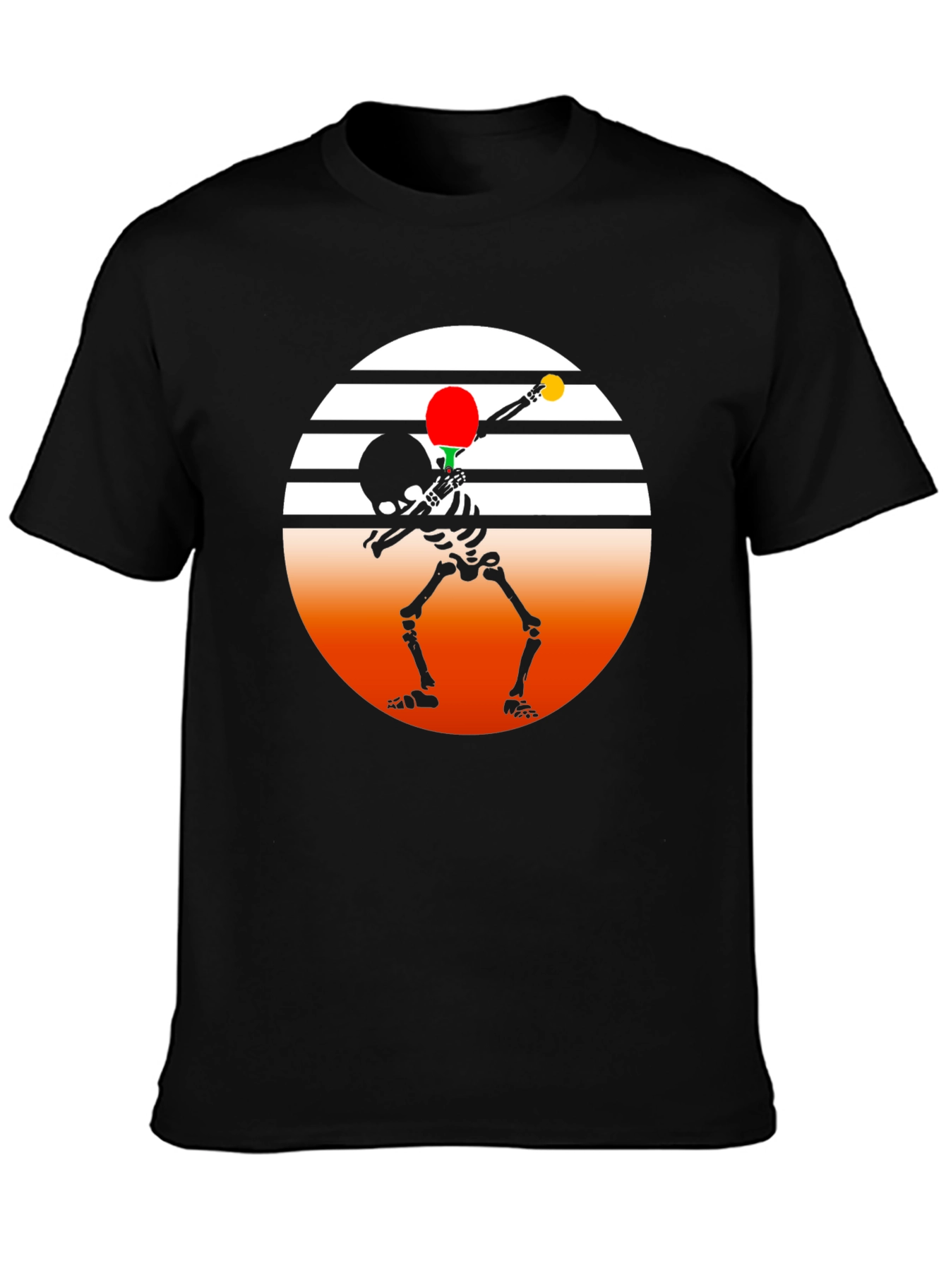 Skeleton Dab Ping Pong T-Shirt