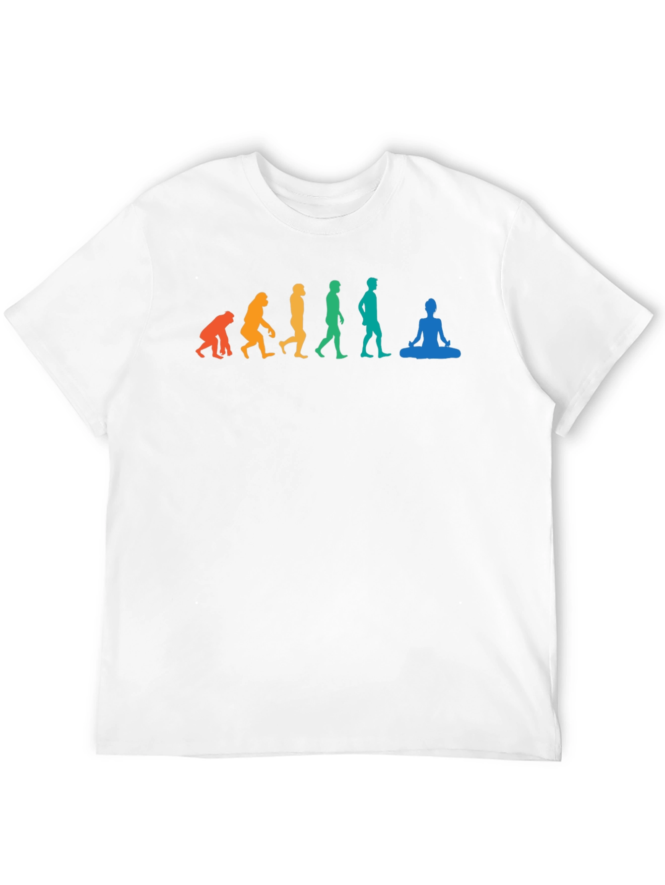 Evolution of Yoga T-Shirt - Black