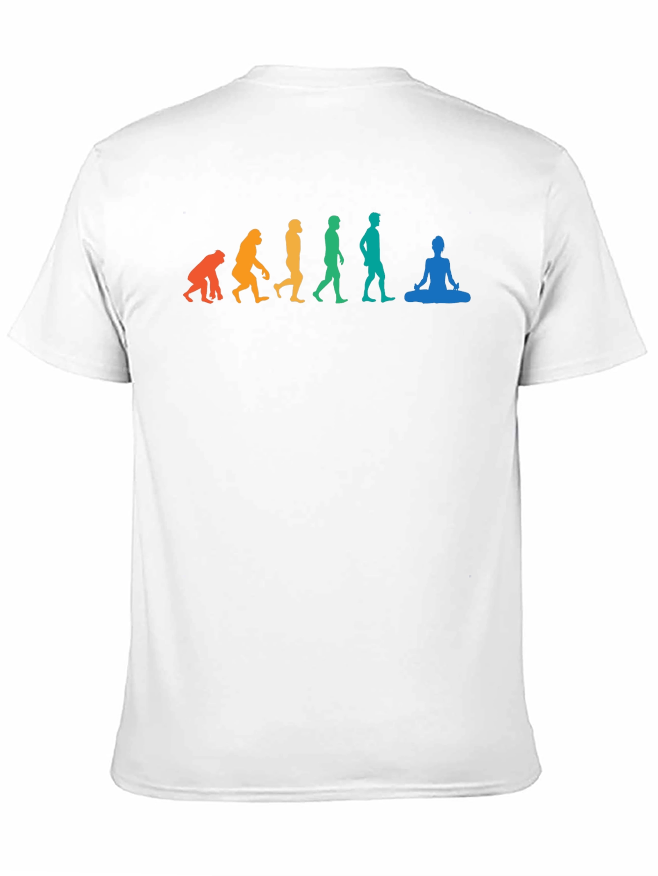 Evolution of Yoga T-Shirt - Black