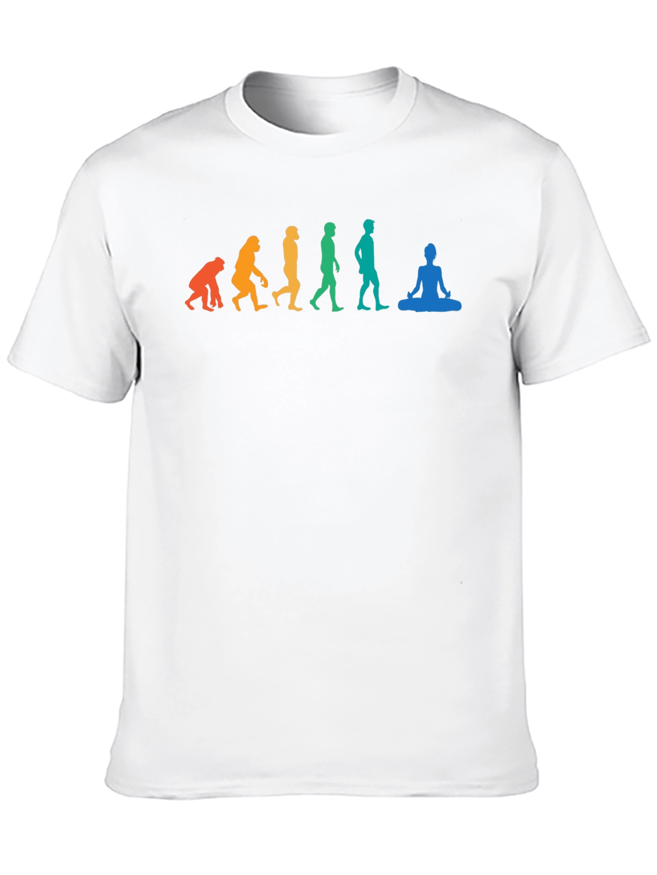 Evolution of Yoga T-Shirt - Black