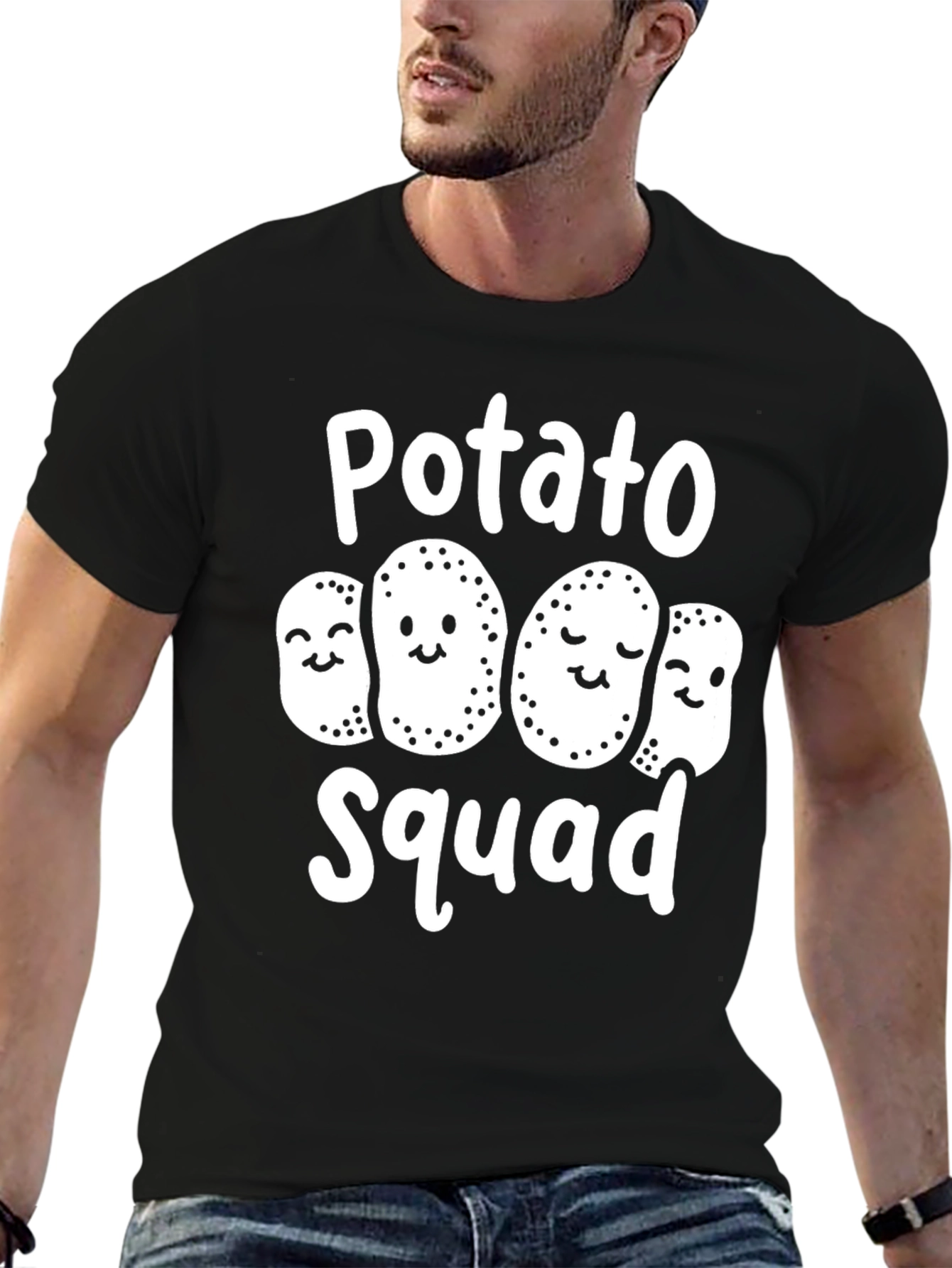 Potato Squad Funny Graphic T-Shirt