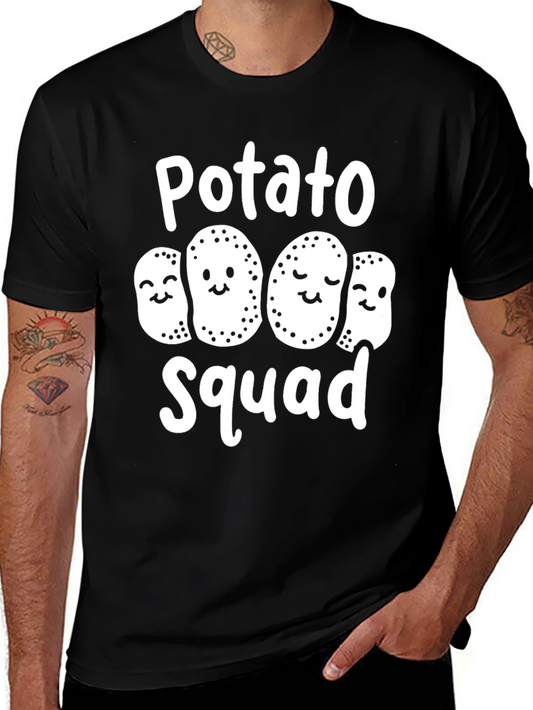 Potato Squad Funny Graphic T-Shirt