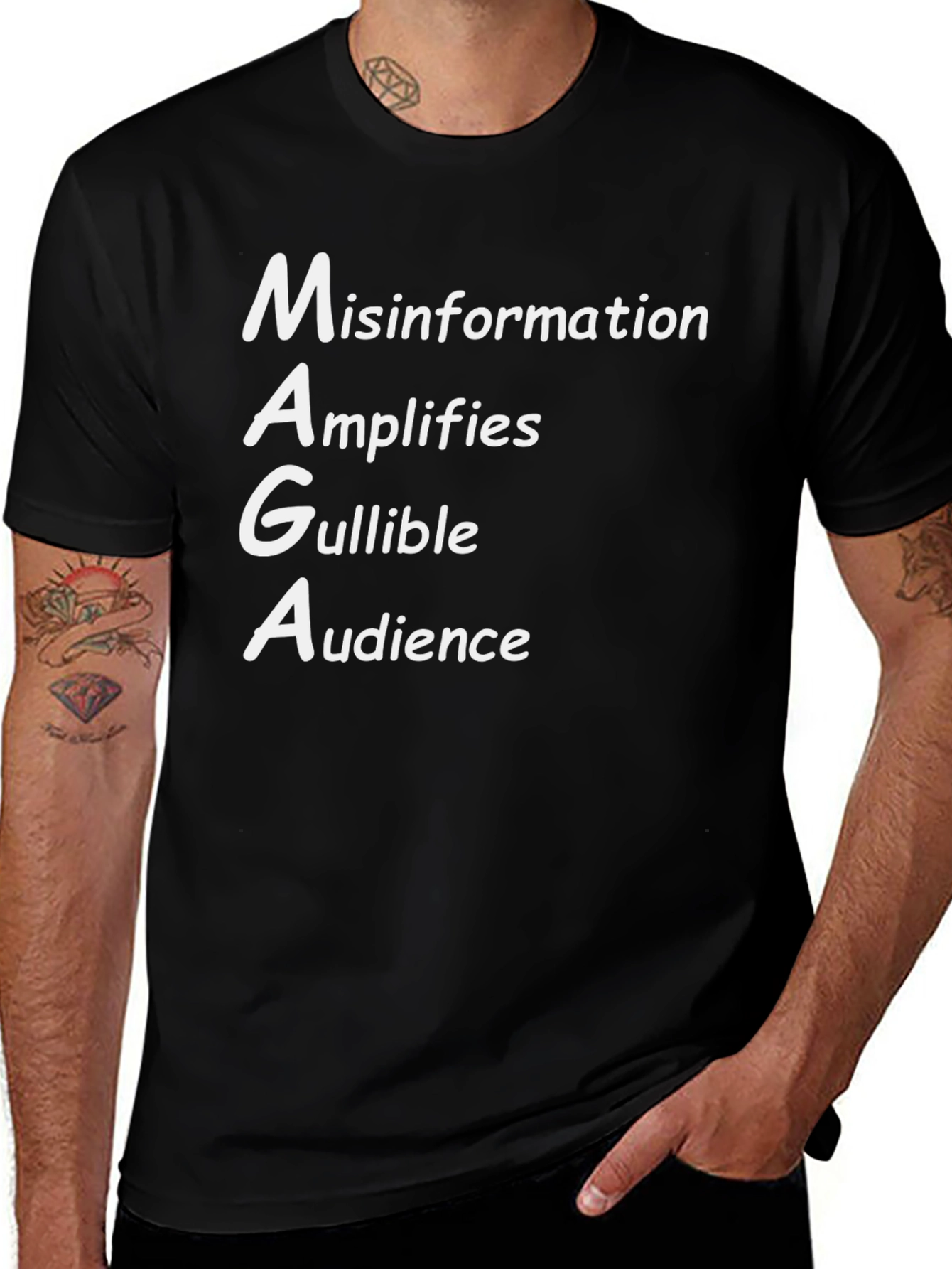 MAGA Misinformation T-Shirt - Political Statement Tee