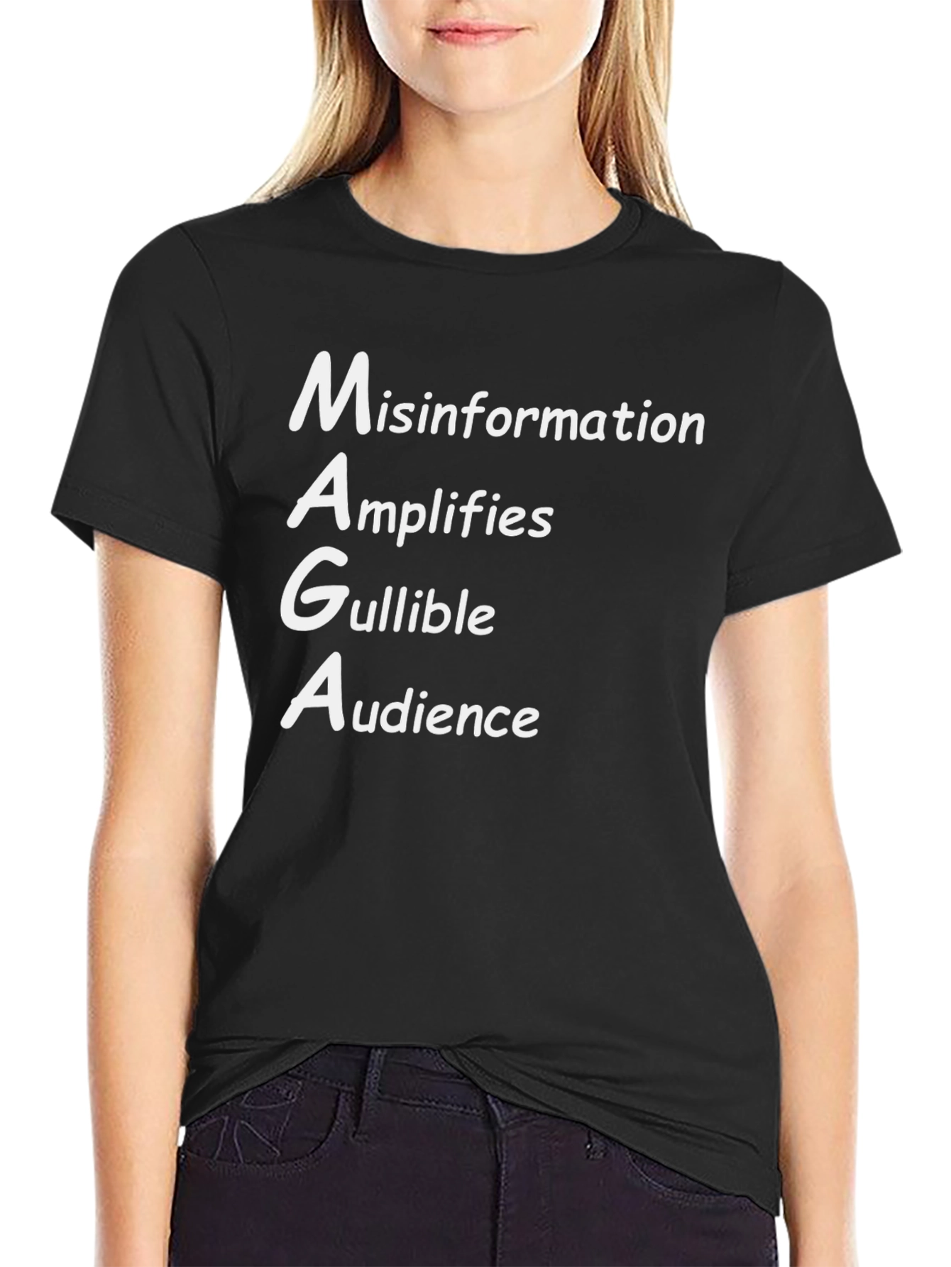 MAGA Misinformation T-Shirt - Political Statement Tee