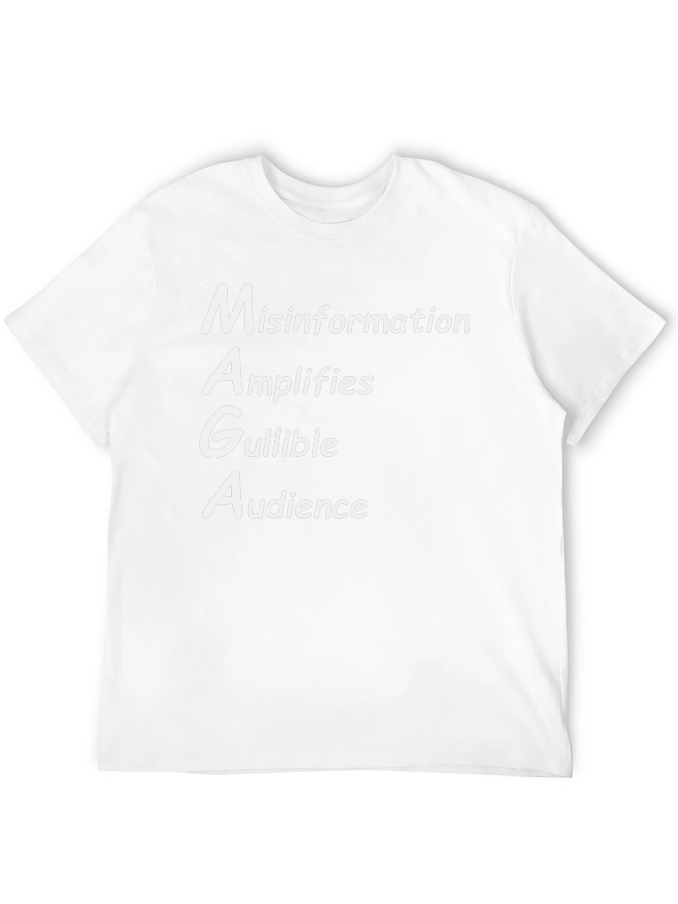 MAGA Misinformation T-Shirt - Political Statement Tee