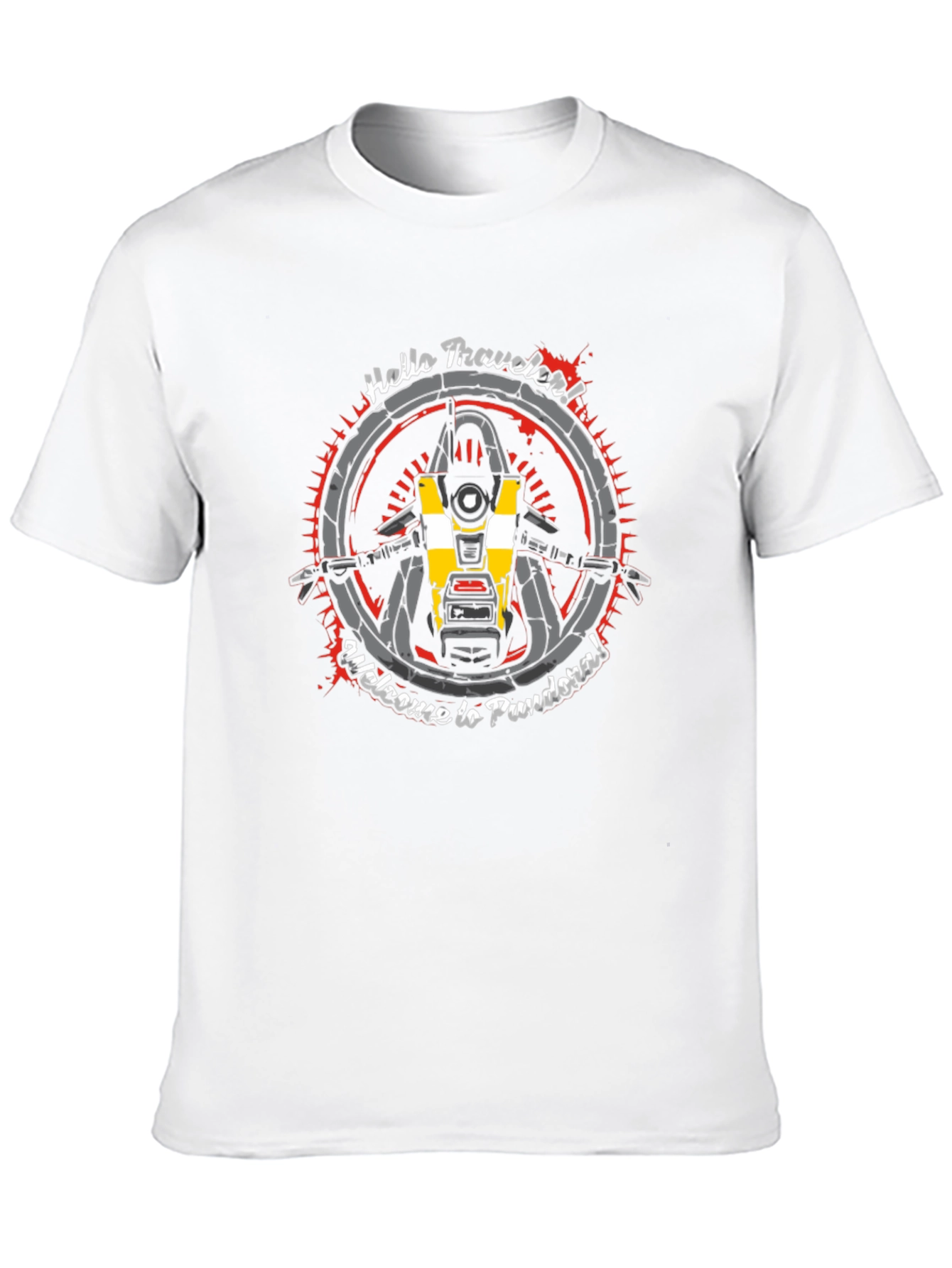 Borderlands Claptrap T-Shirt - Welcome to Pandora