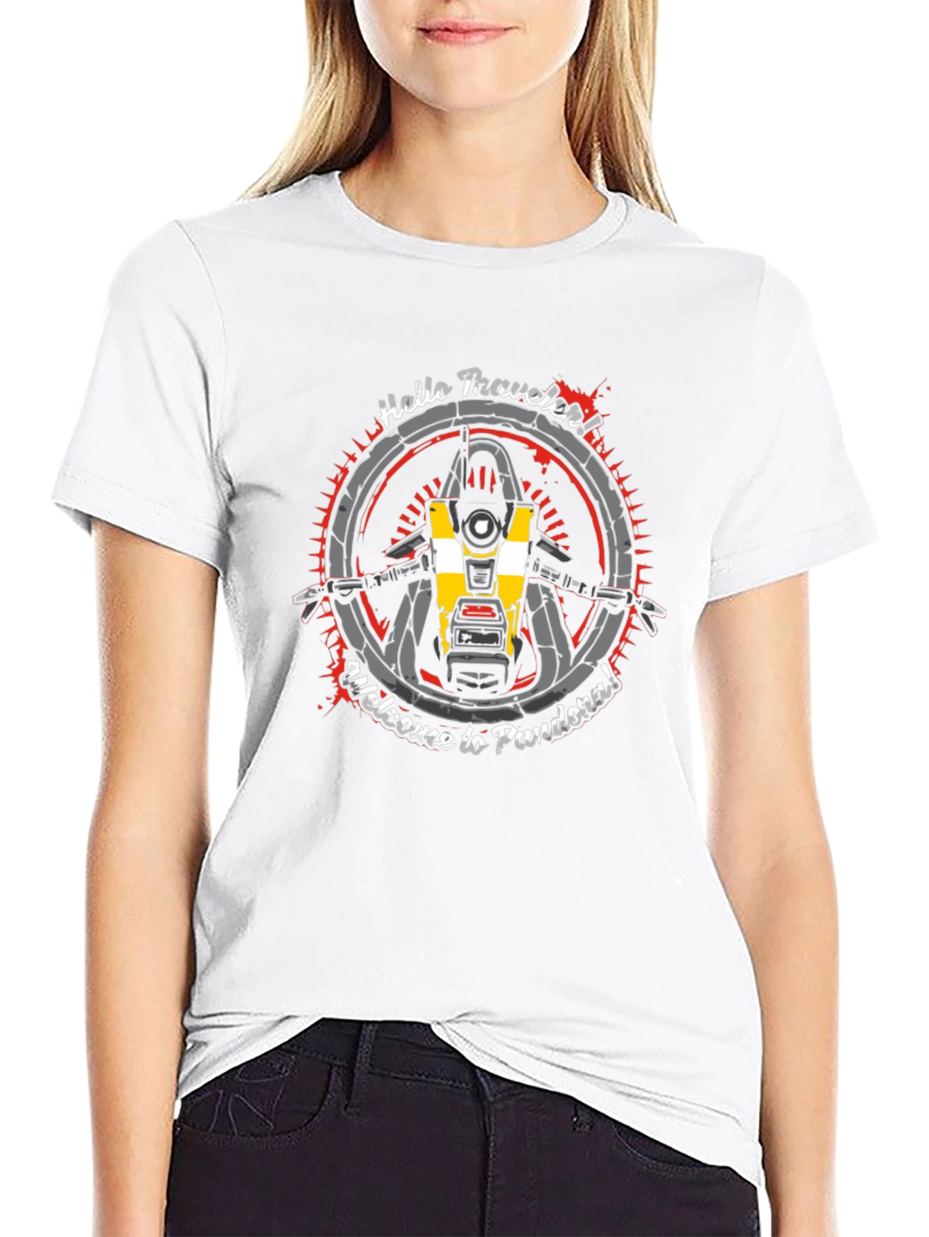 Borderlands Claptrap T-Shirt - Welcome to Pandora