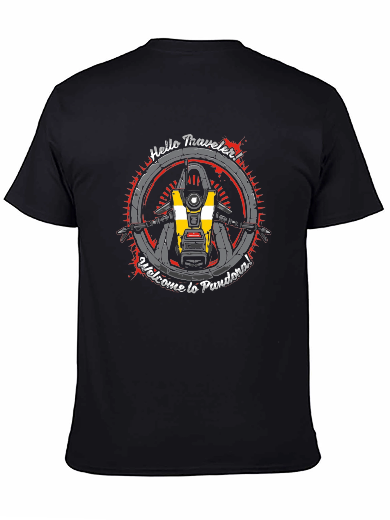 Borderlands Claptrap T-Shirt - Welcome to Pandora