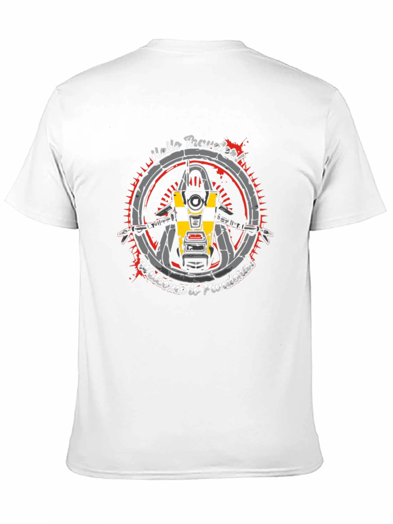 Borderlands Claptrap T-Shirt - Welcome to Pandora