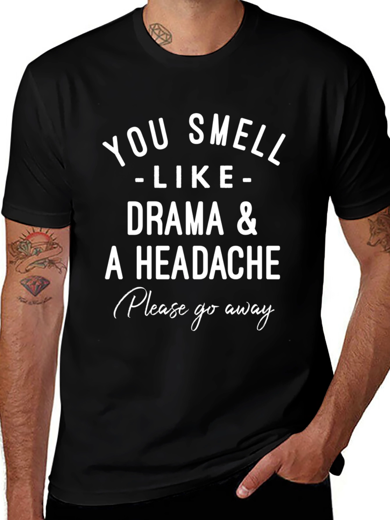 Drama Headache Graphic Tee - Humor T-Shirt