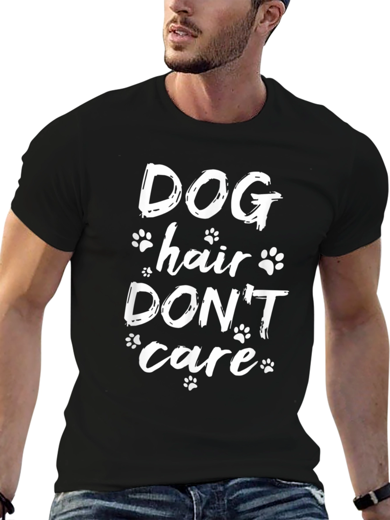 Dog Hair Dont Care Graphic Tee