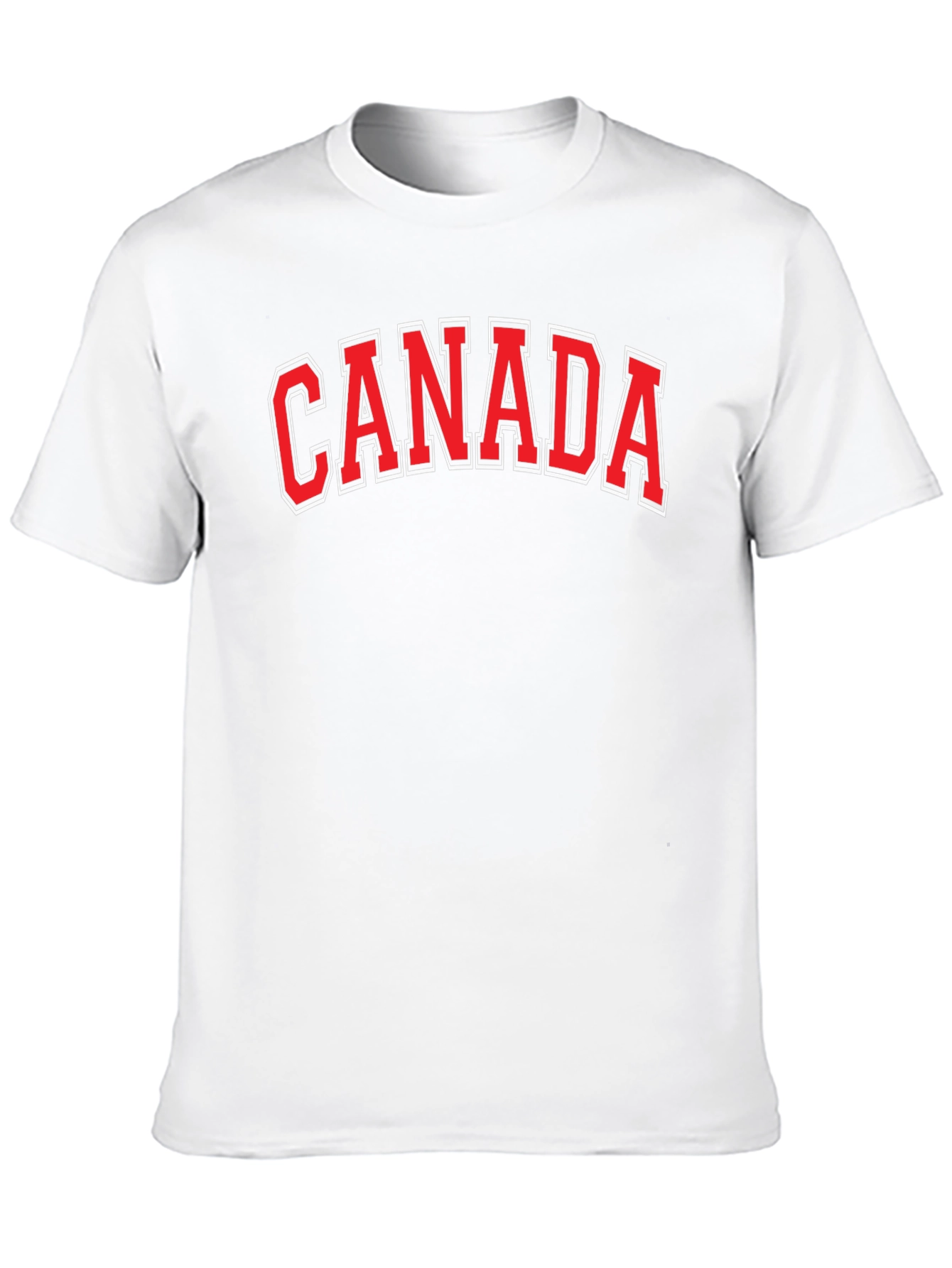 Canada Tee - Black Cotton Graphic T-Shirt