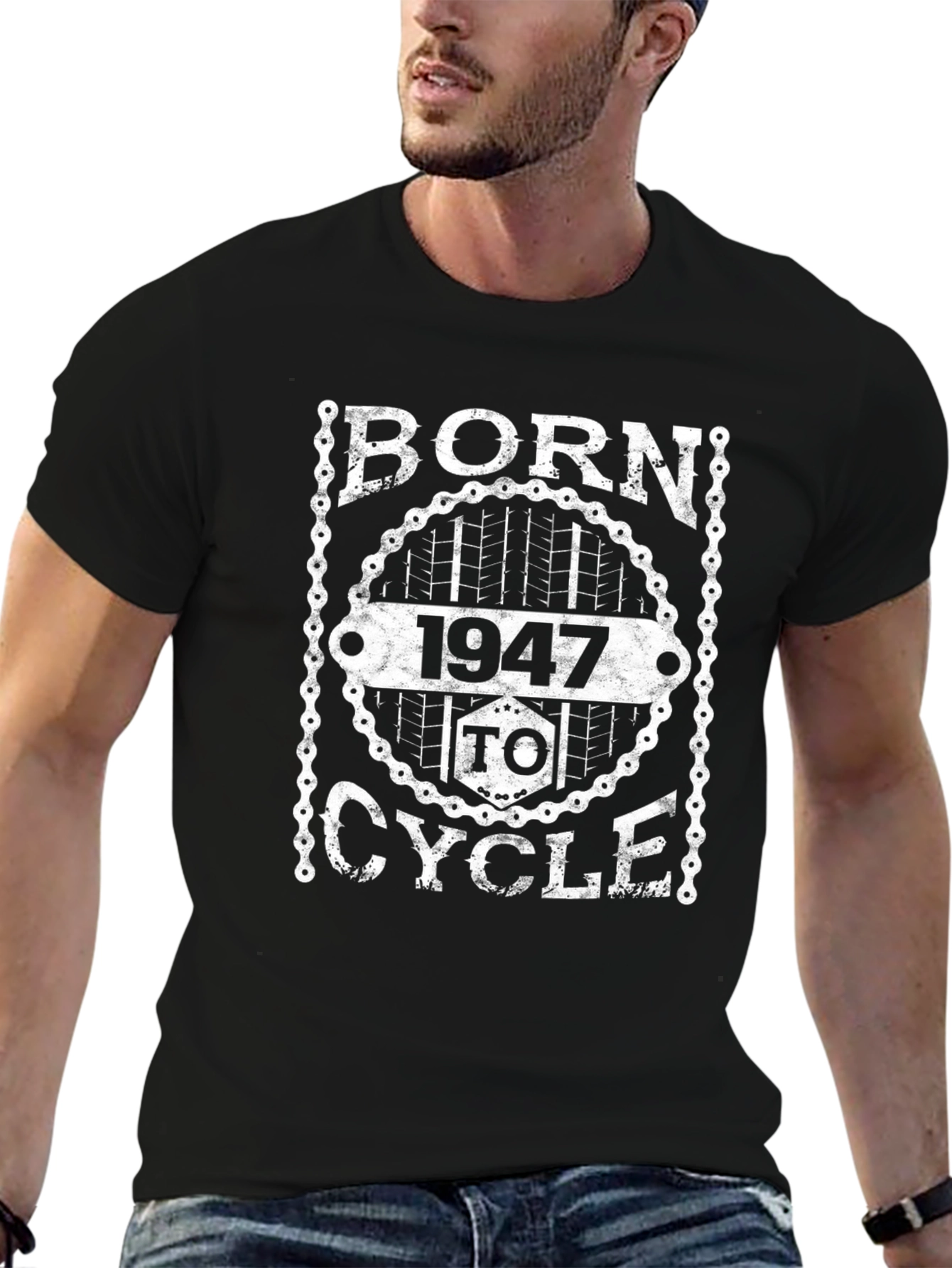 Born 1947 to Cycle Graphic Tee