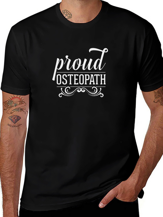 Proud Osteopath Black T-Shirt