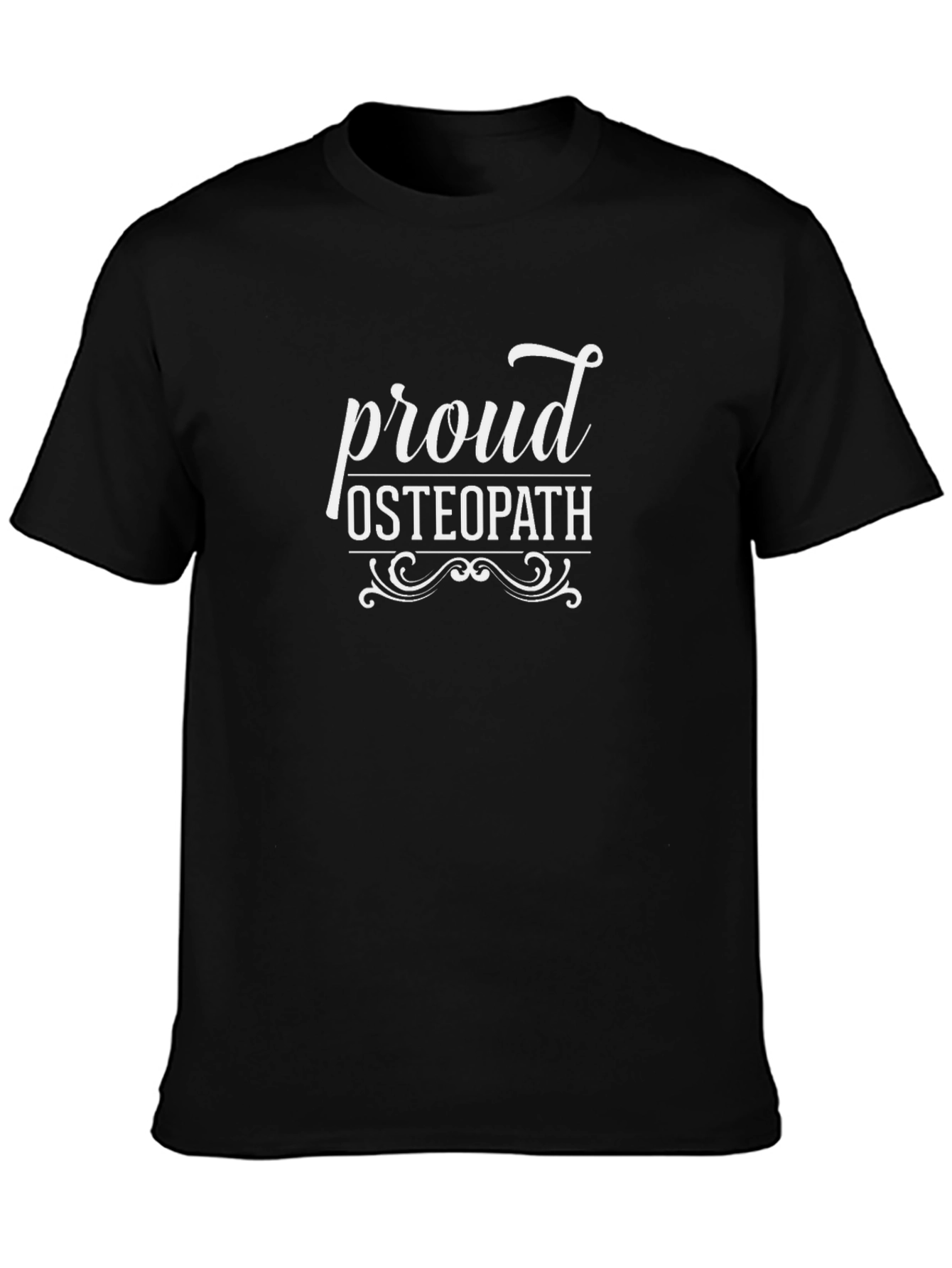 Proud Osteopath Black T-Shirt