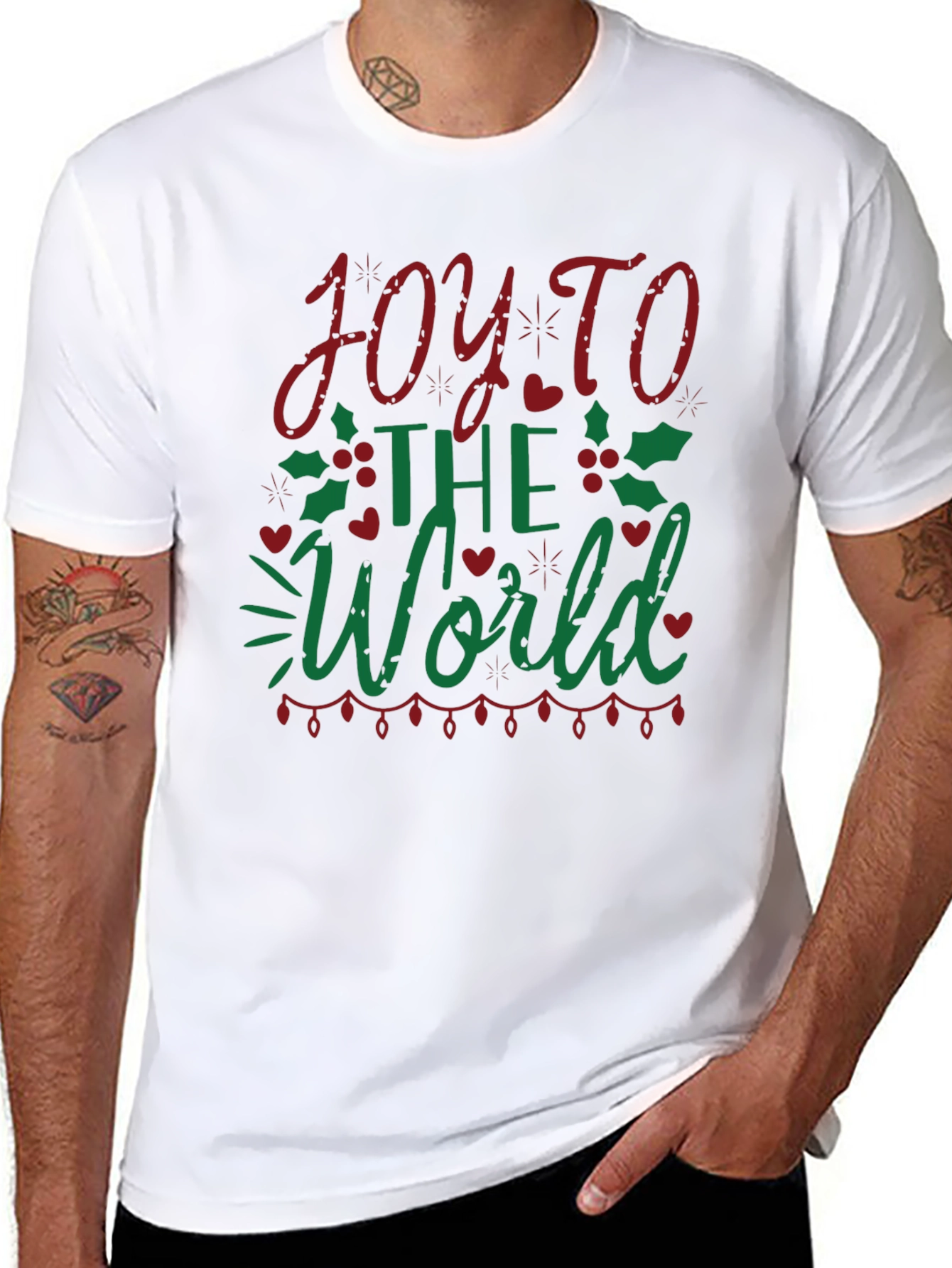 Joy to the World Christmas Graphic Tee