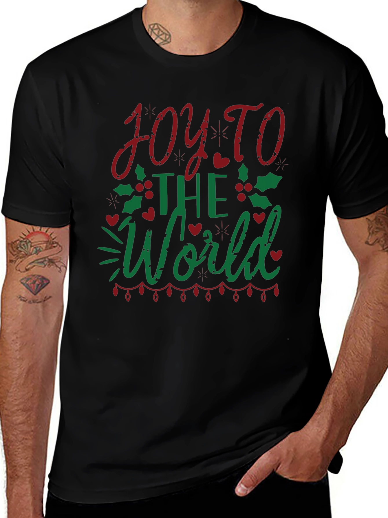 Joy to the World Christmas Graphic Tee