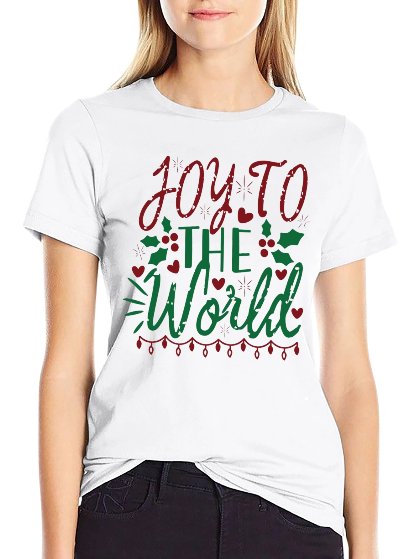 Joy to the World Christmas Graphic Tee