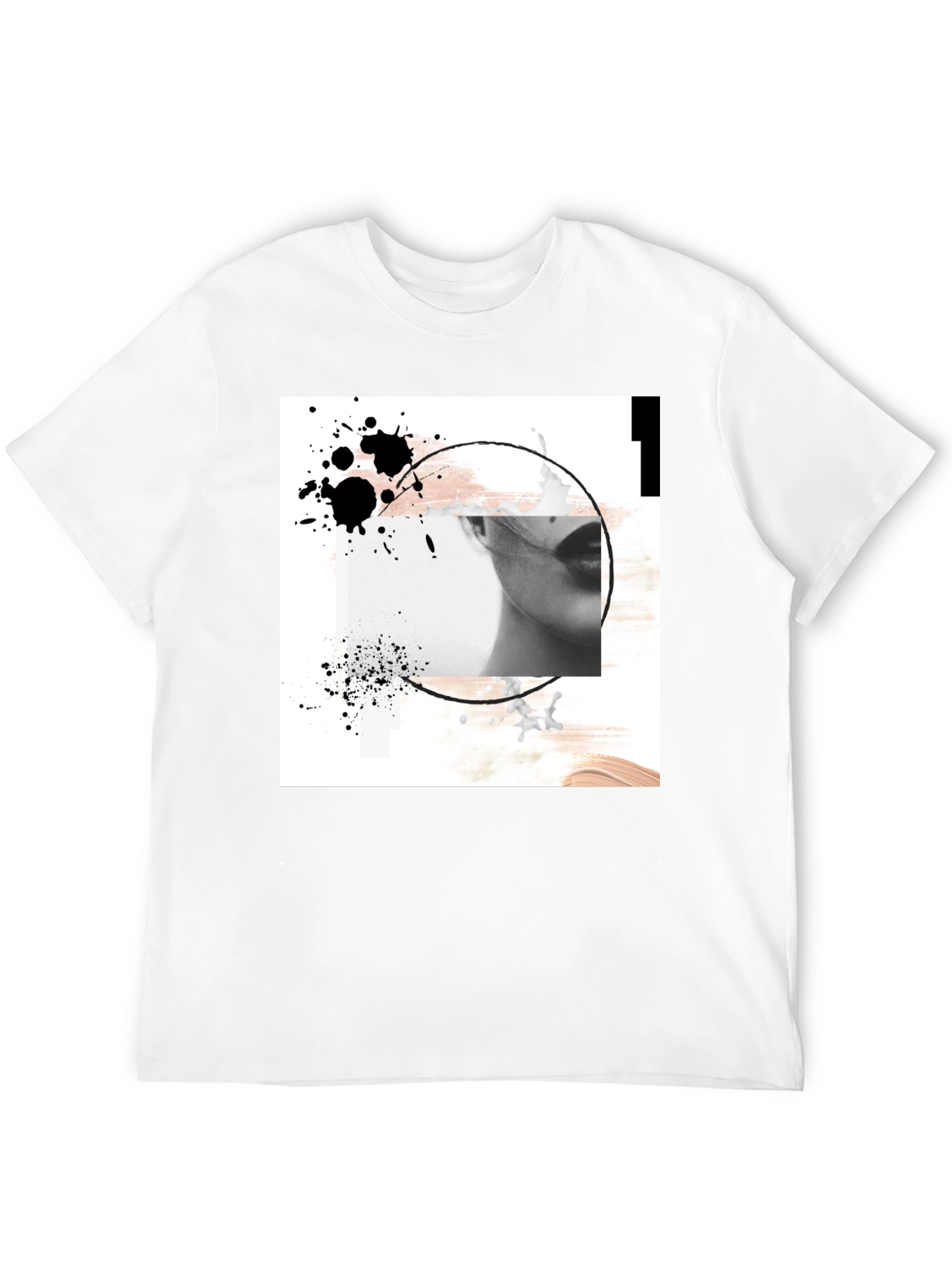 Abstract Art Black T-Shirt