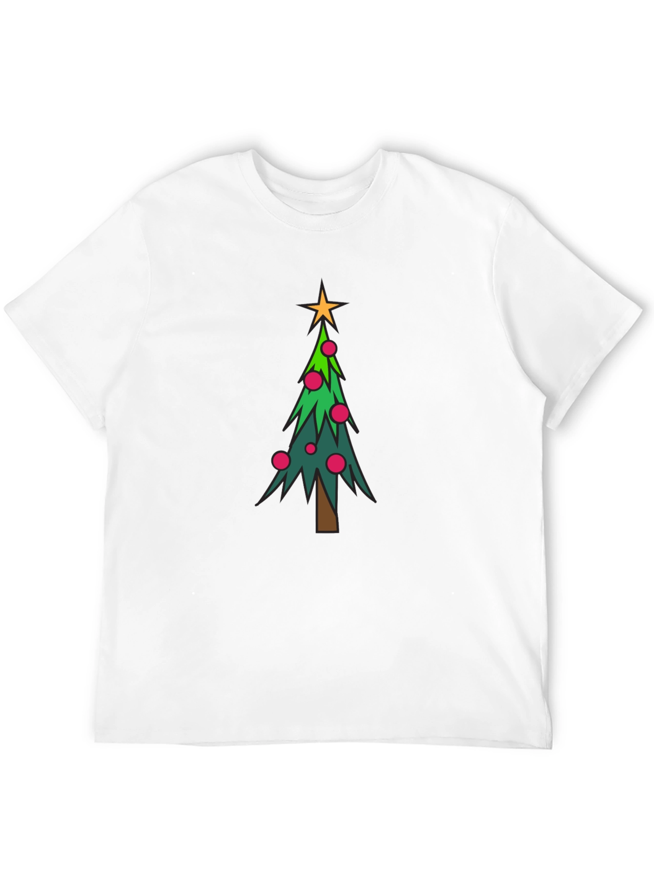 Festive Christmas Tree Graphic Tee