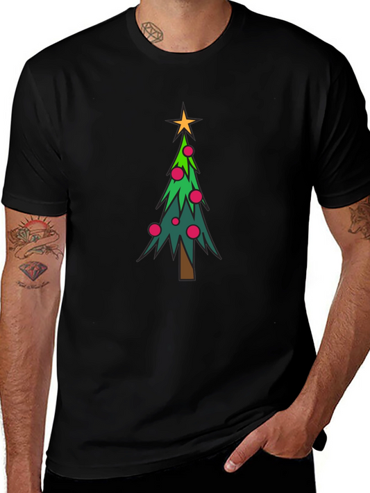 Festive Christmas Tree Graphic Tee