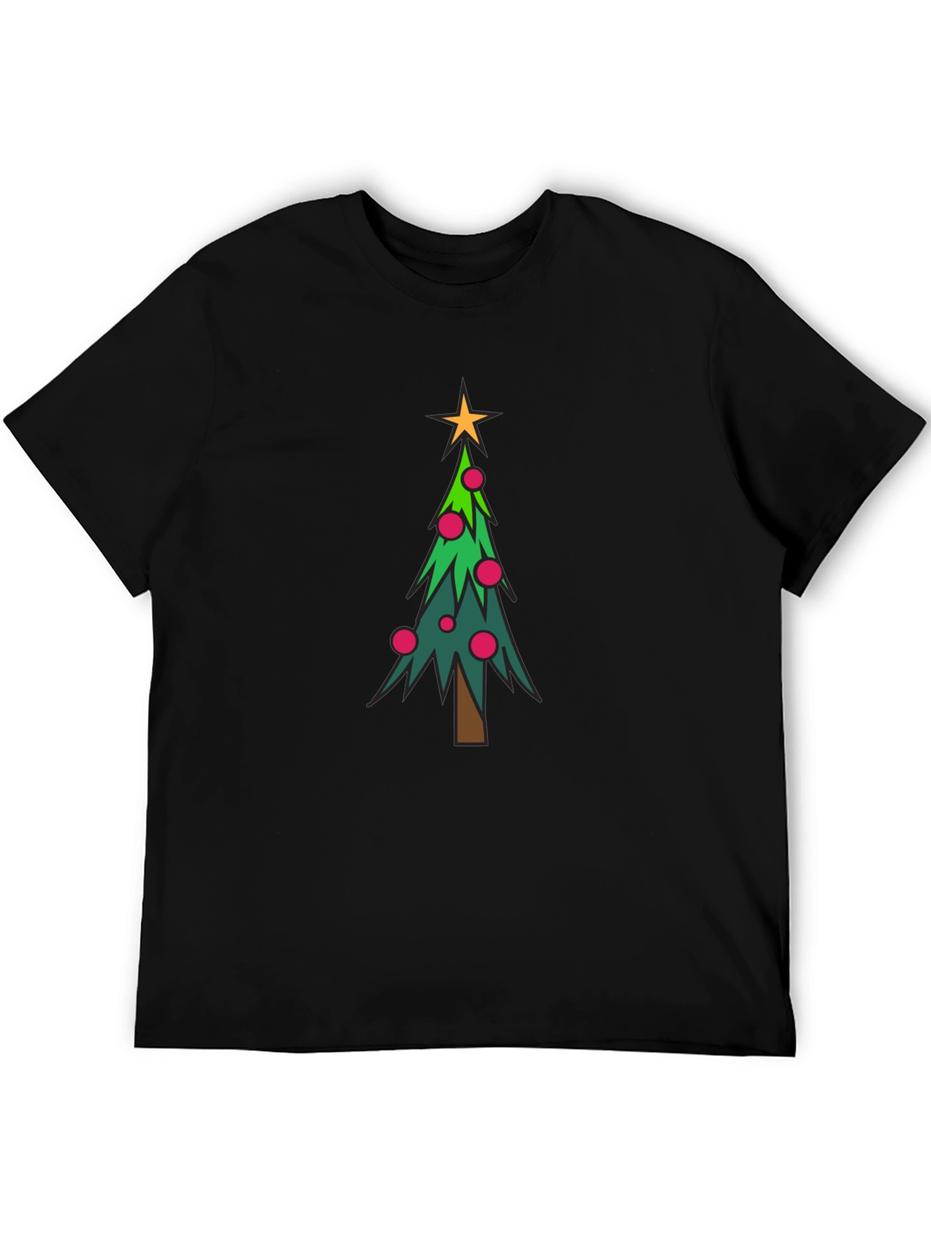 Festive Christmas Tree Graphic Tee