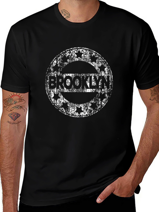 Brooklyn Stamp Black T-Shirt