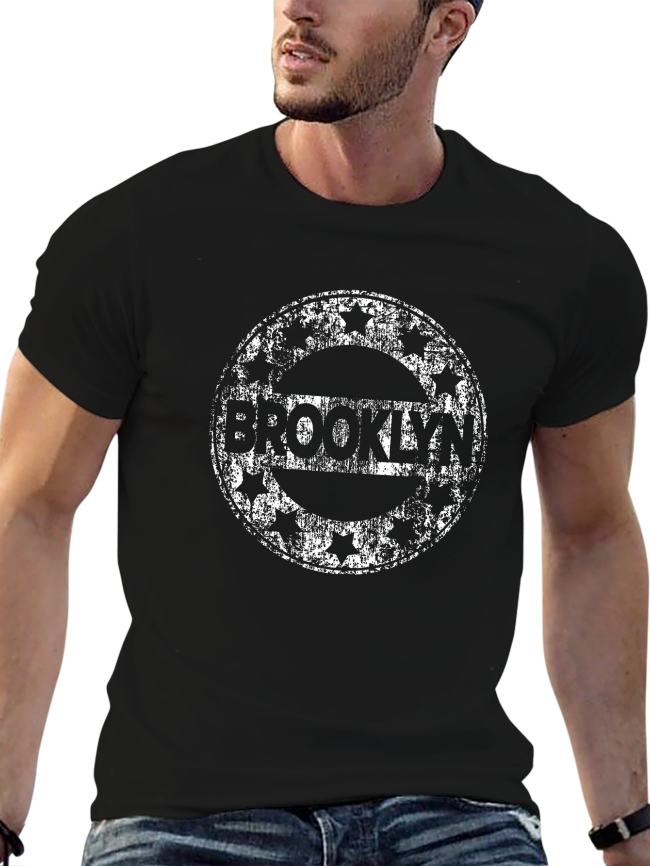 Brooklyn Stamp Black T-Shirt