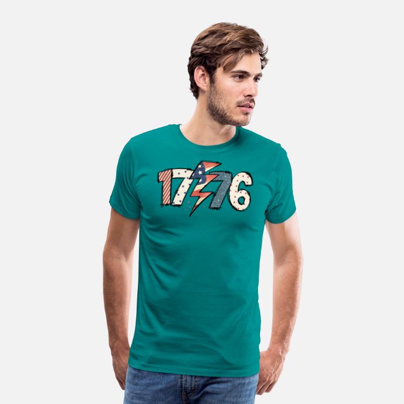 1776 Retro American Independence Tee