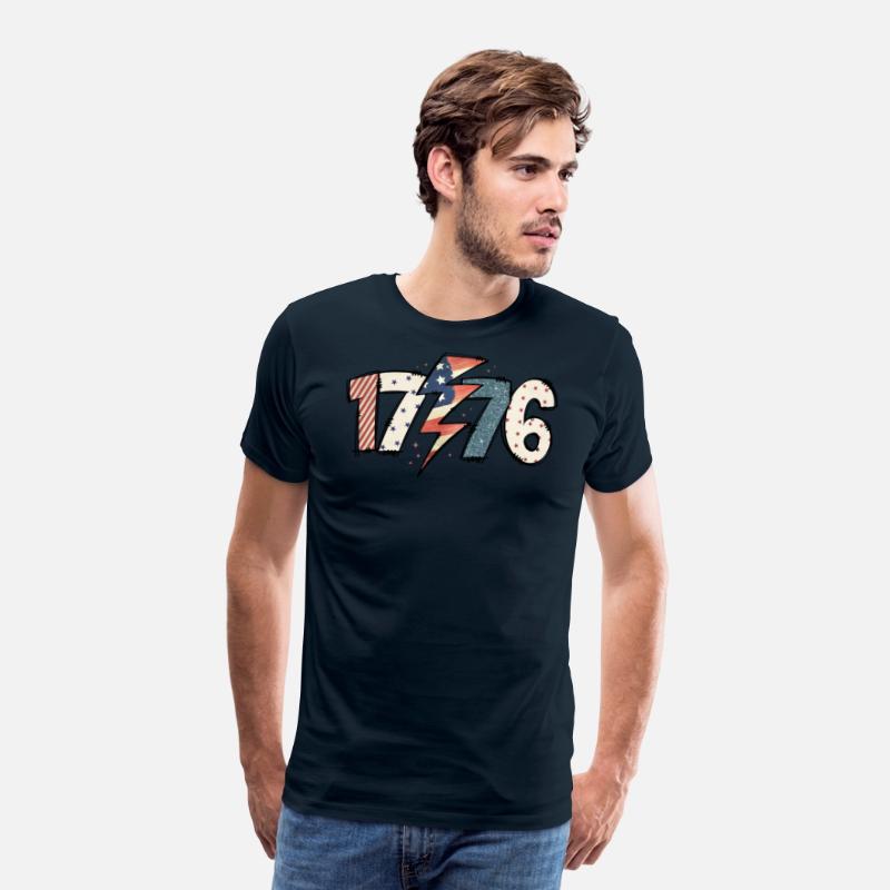 1776 Retro American Independence Tee