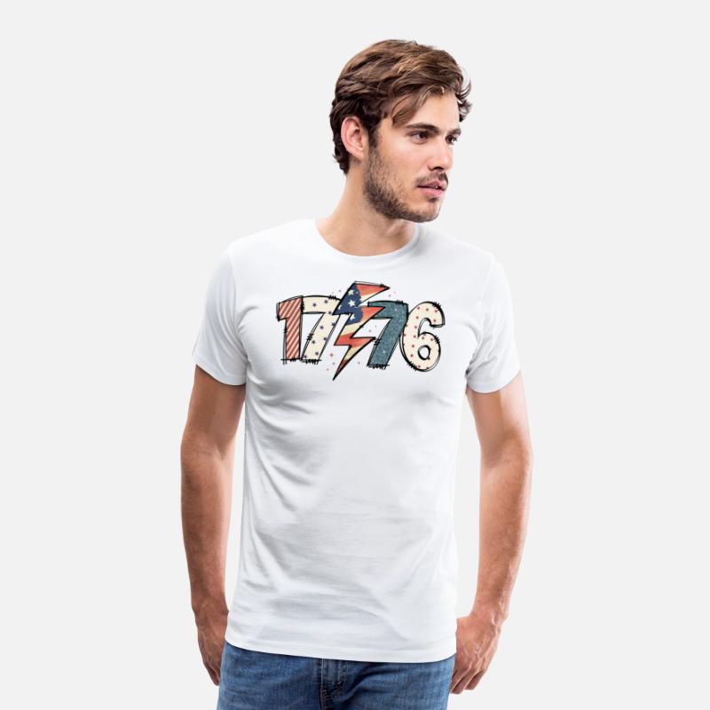 1776 Retro American Independence Tee