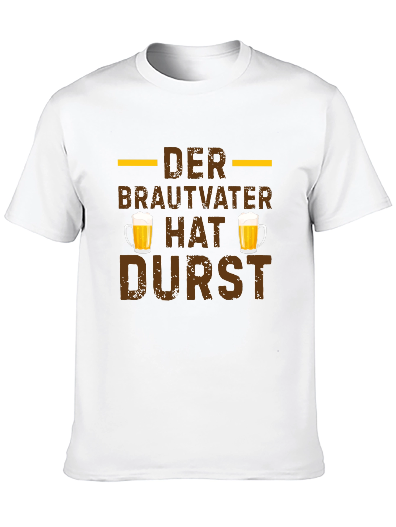 Der Brautvater Hat Durst German Beer T-Shirt
