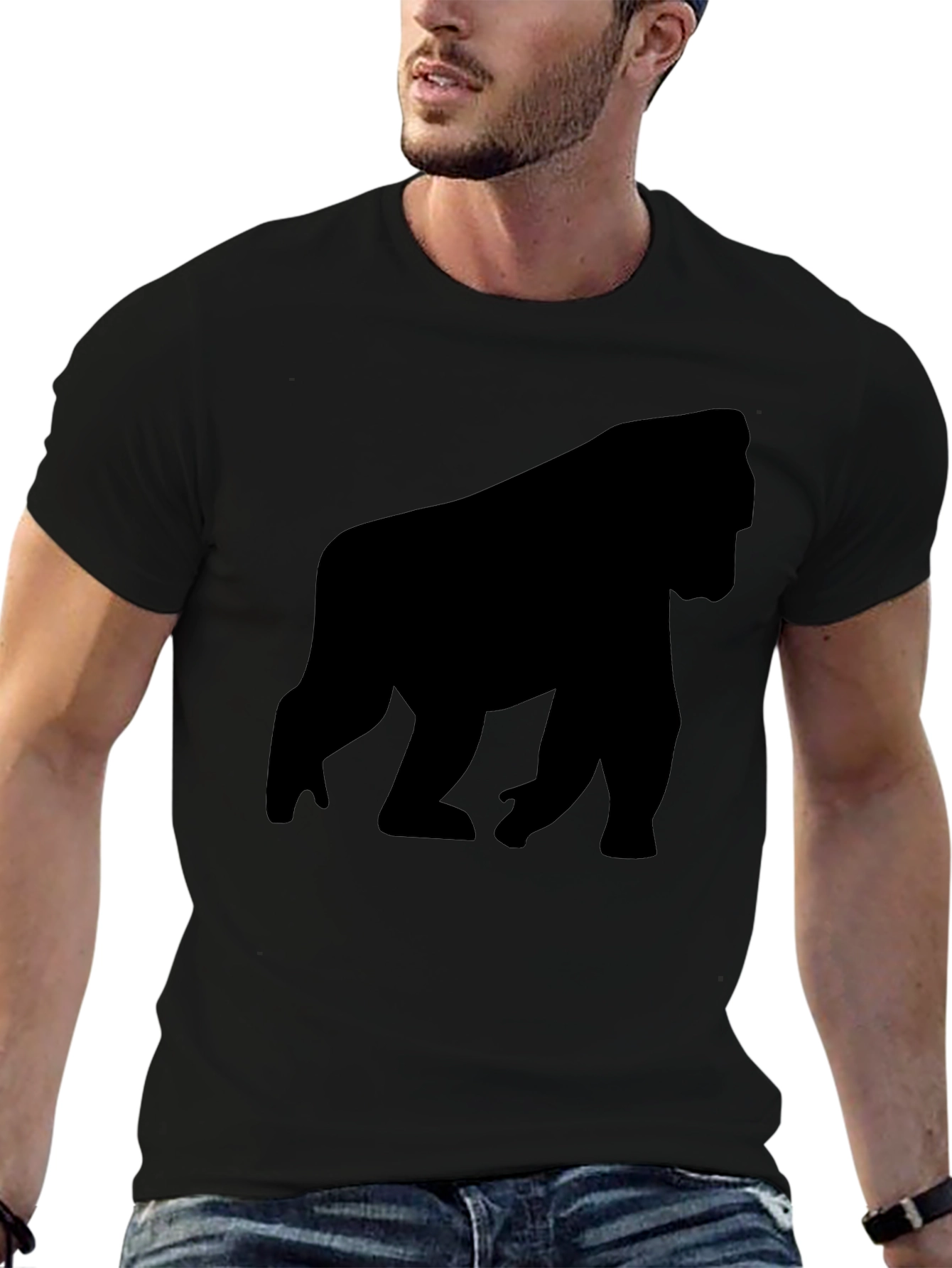 Gorilla Graphic Black T-Shirt