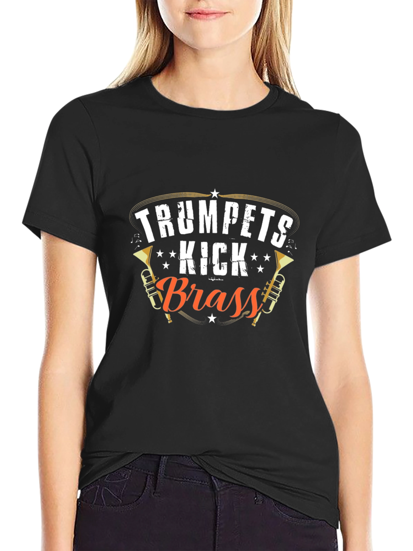 Trumpets Kick Brass T-Shirt - Music Lover Tee
