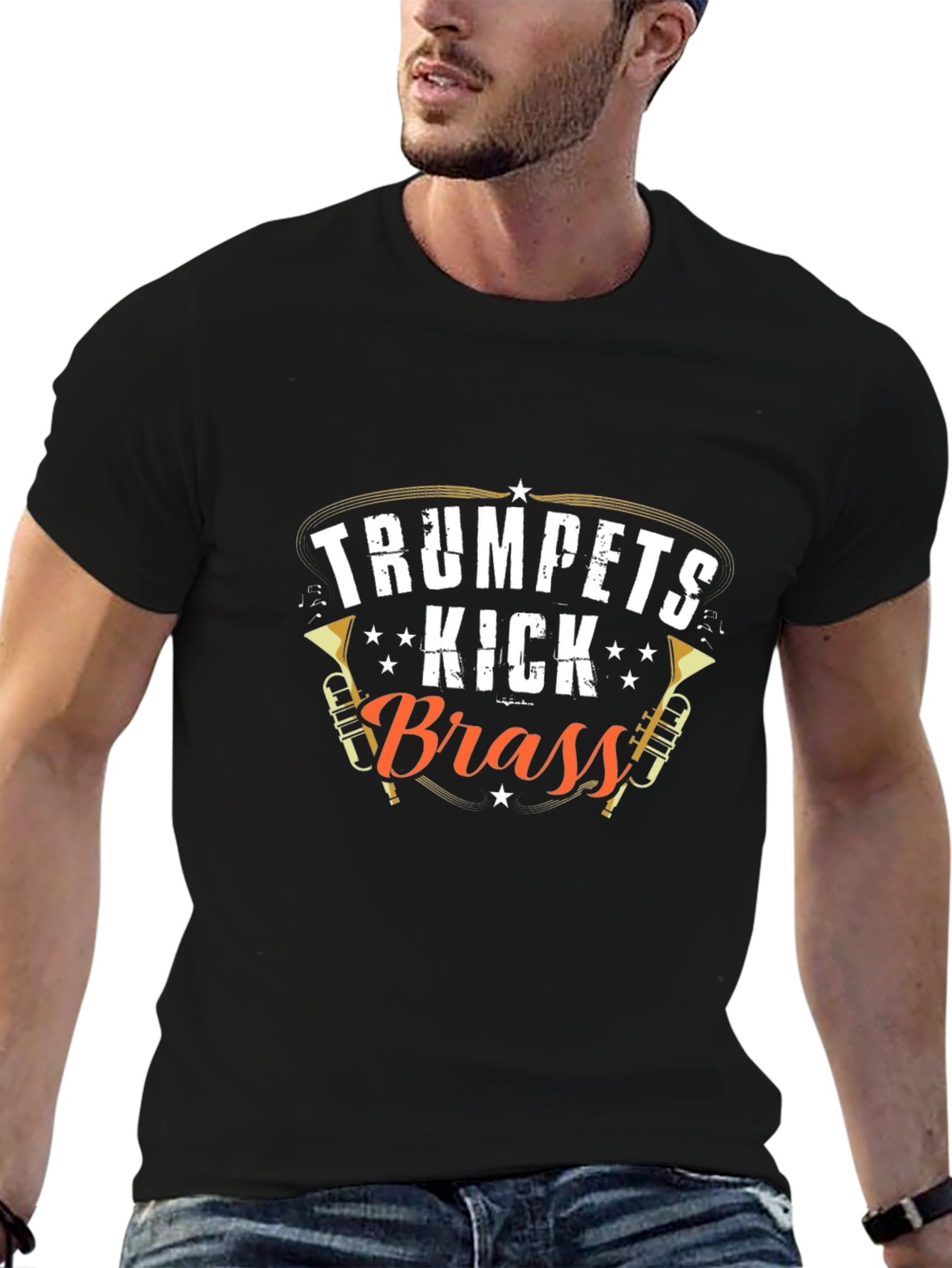 Trumpets Kick Brass T-Shirt - Music Lover Tee