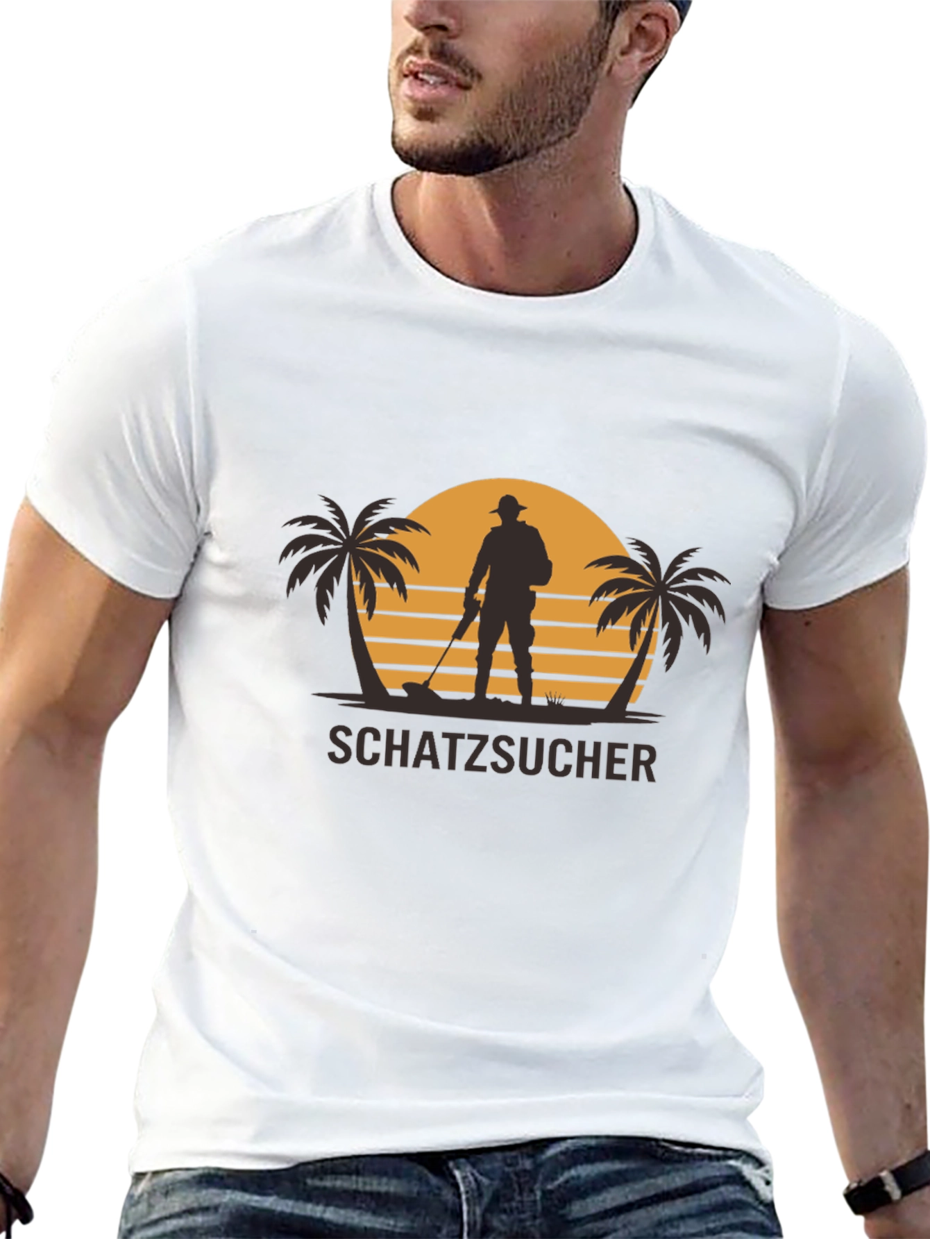Treasure Hunter T-Shirt - Metal Detecting Design