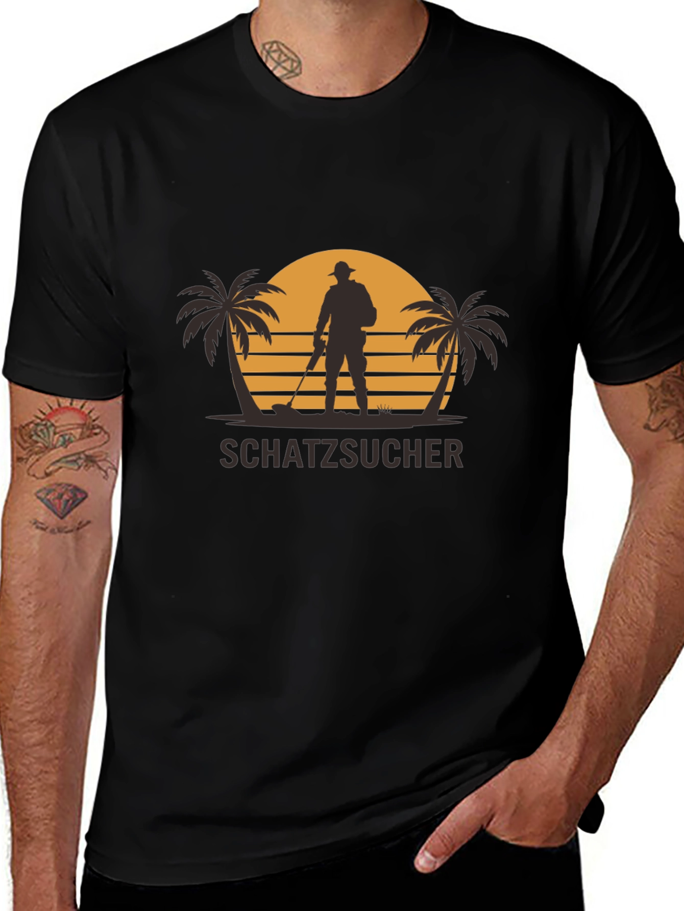 Treasure Hunter T-Shirt - Metal Detecting Design