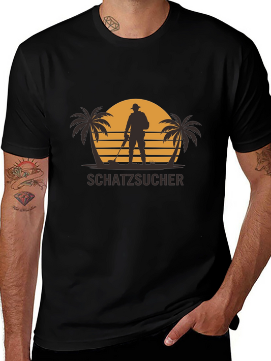 Treasure Hunter T-Shirt - Metal Detecting Design