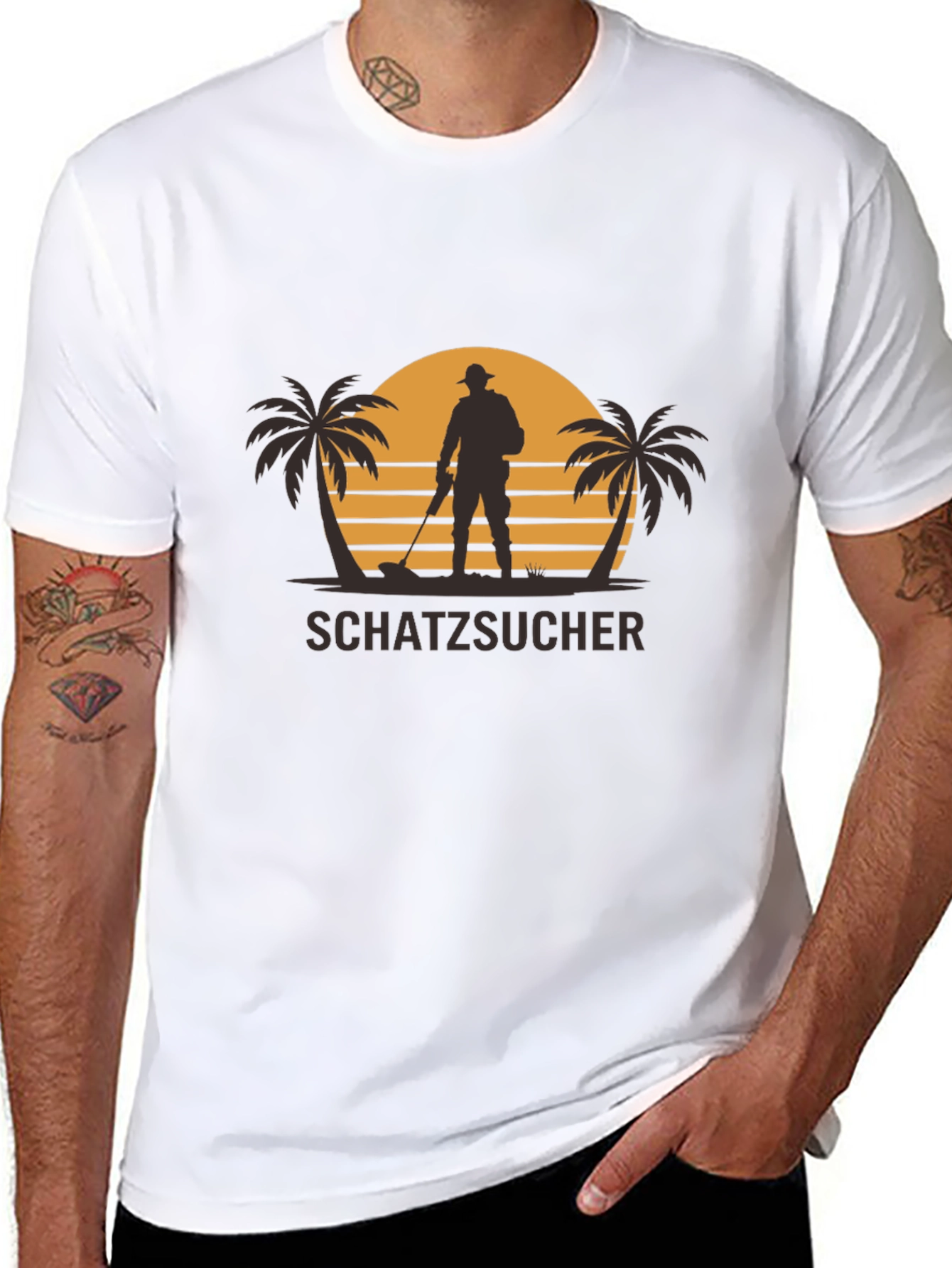 Treasure Hunter T-Shirt - Metal Detecting Design