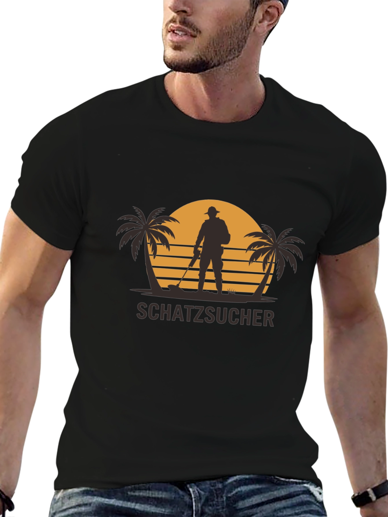 Treasure Hunter T-Shirt - Metal Detecting Design