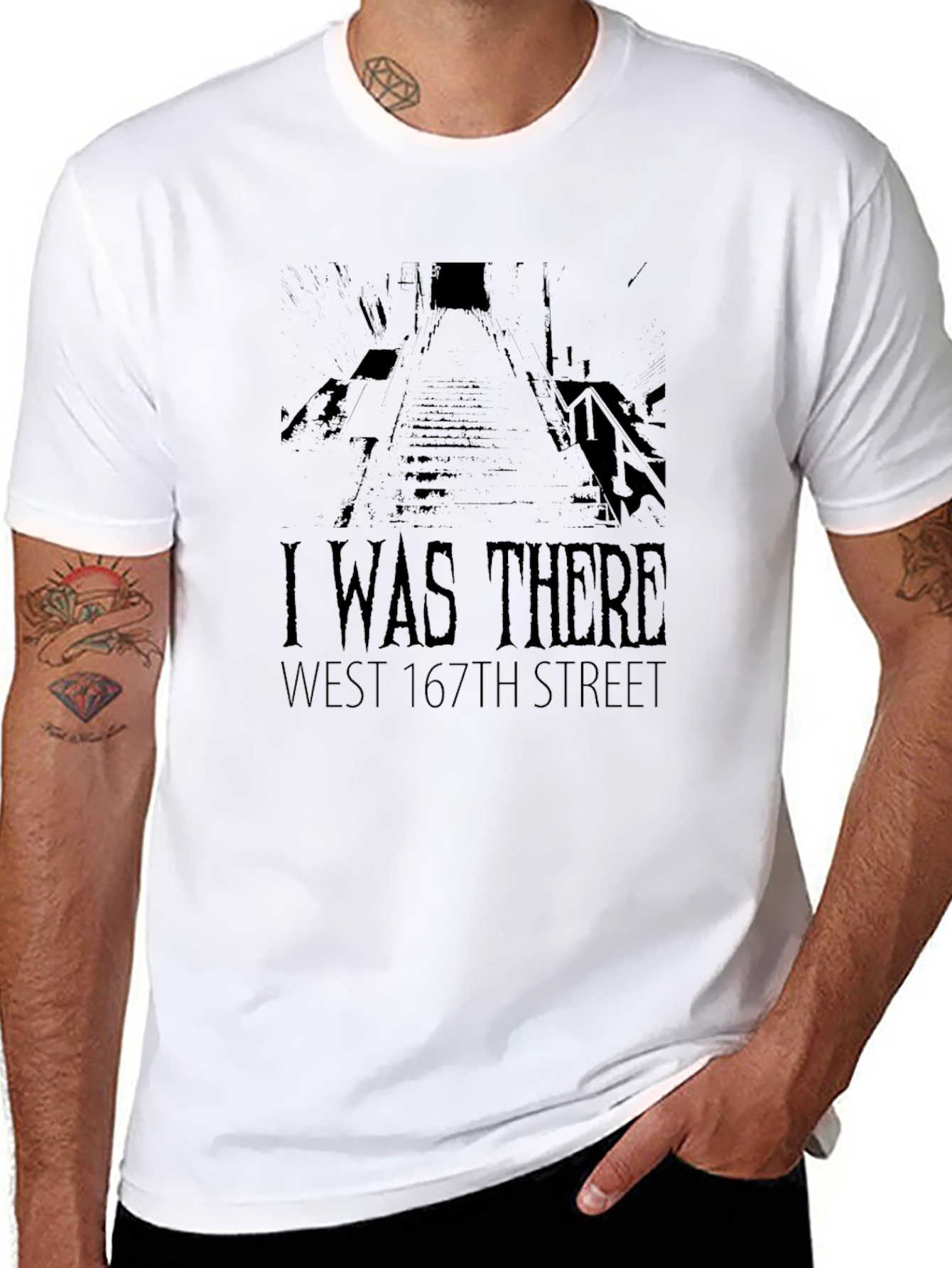 I Was There West 167th Street Black T-Shirt