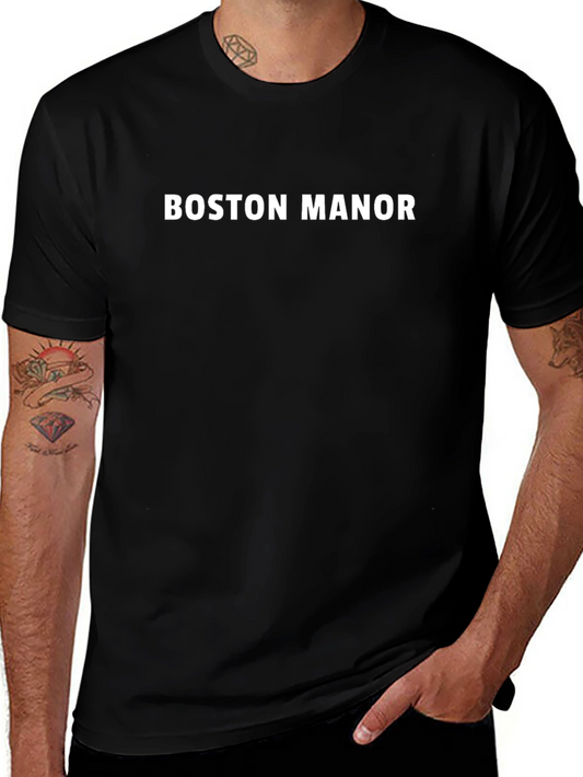 Boston Manor Black T-Shirt