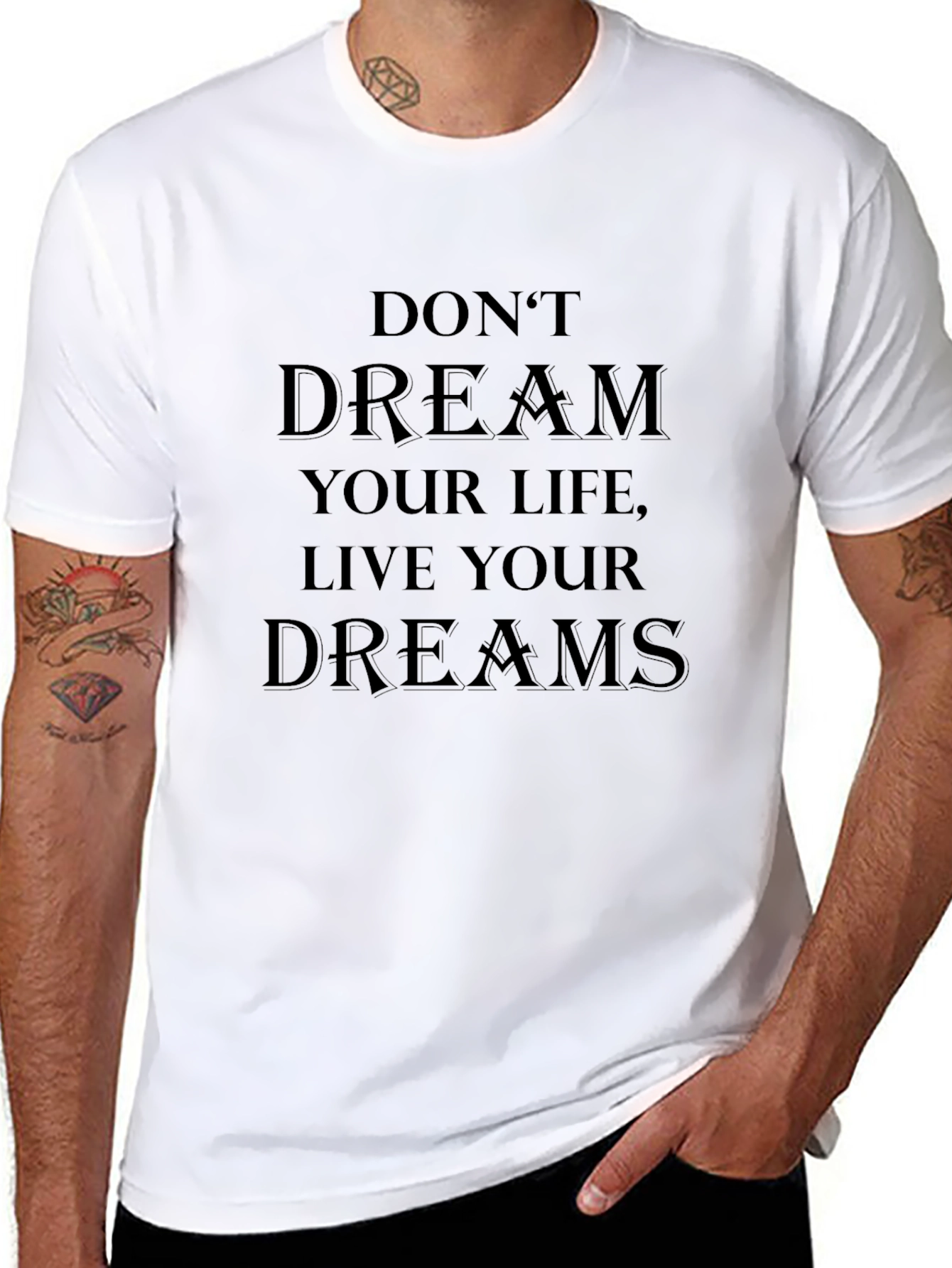 Dream Life T-Shirt - Inspirational Graphic Tee