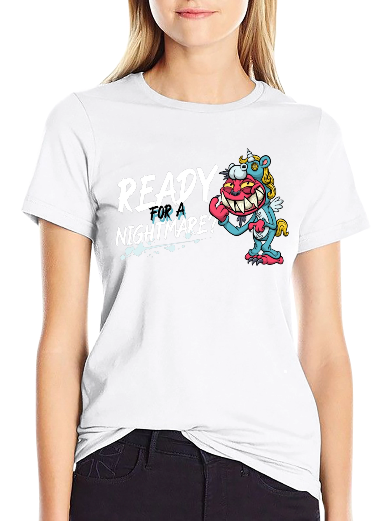 Ready for a Nightmare Black Graphic Tee