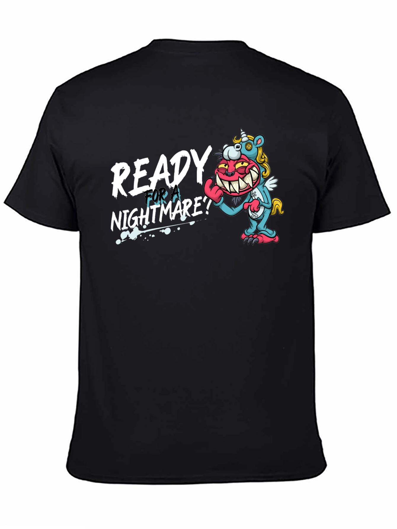 Ready for a Nightmare Black Graphic Tee